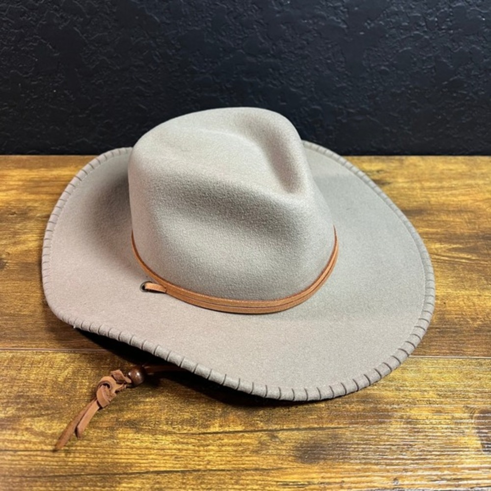 Renegade LiteFelt WPL 5923 Tan 100% Wool‎ Western Cowboy Hat Medium